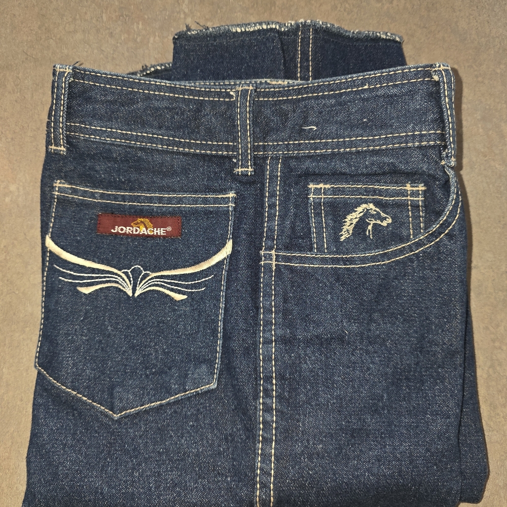 Vintage 90s Jordache Sz 27 LONG Blue Jeans